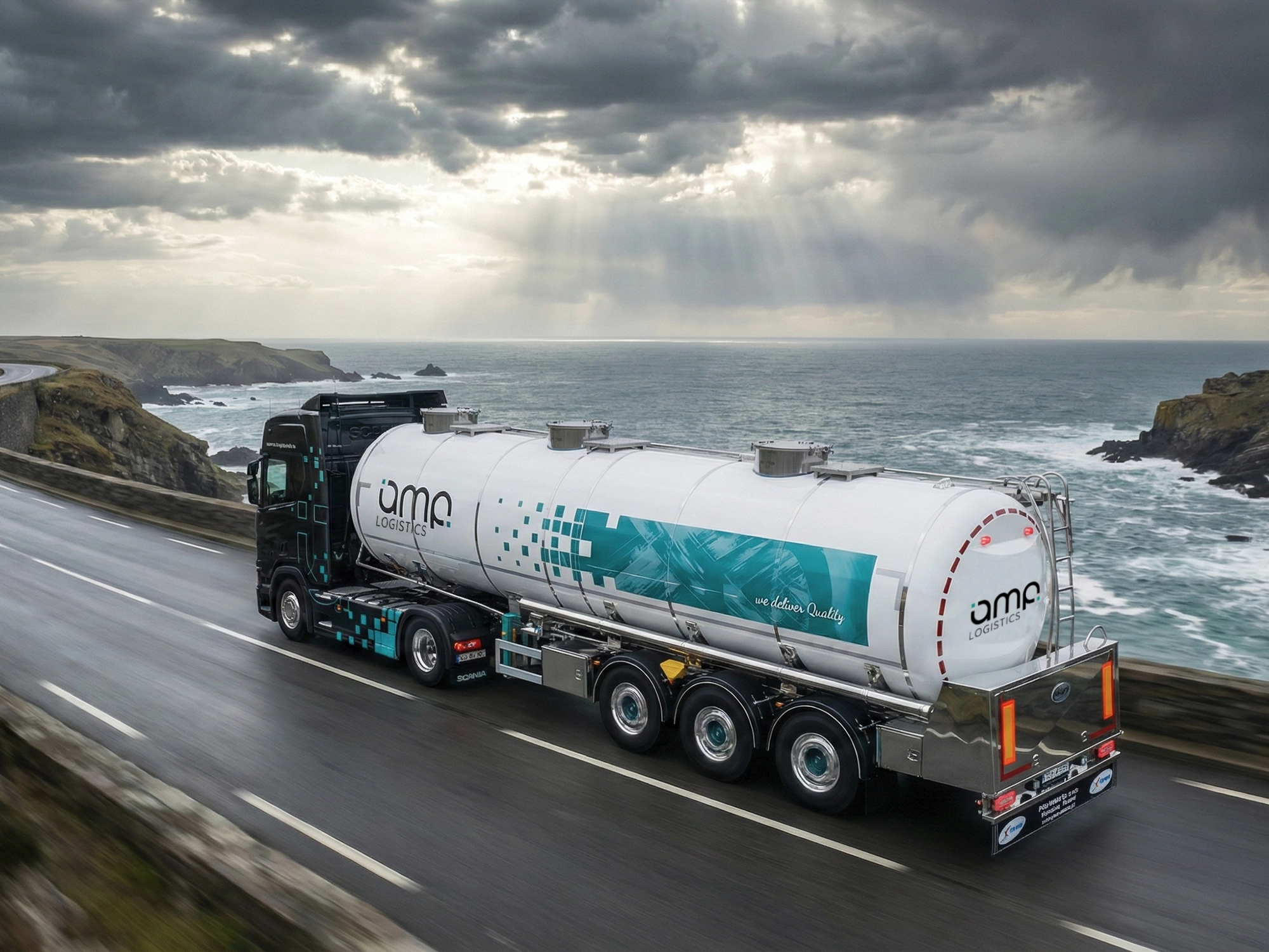 AMP – identyfikacja wizualna firmy logistycznej